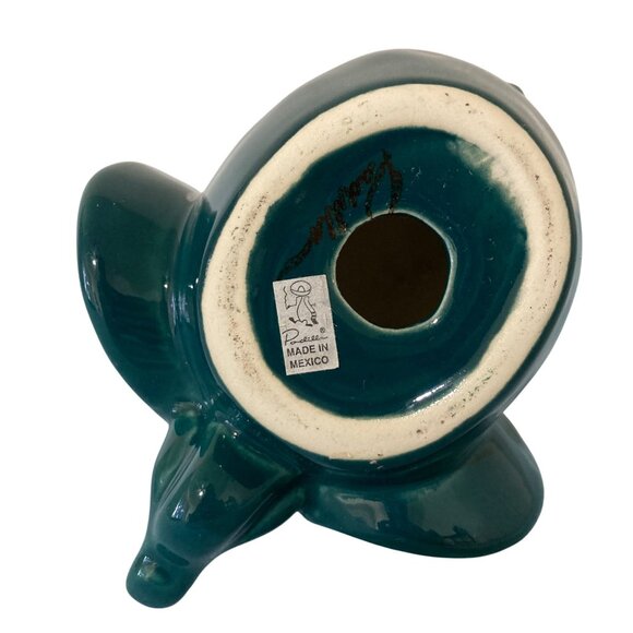 Signed RODOLFO PADILLA Elephant Drip Glaze Art Pottery Sculpture Mexico MCM - Picture 6 of 8